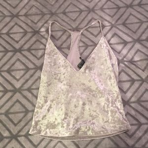 Velvet tank top